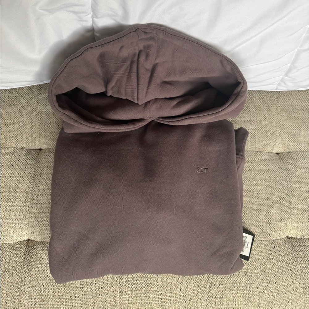 NEW! Set Active Hoodie, Hooded Sweatshirt, Color: Smoke, Medium